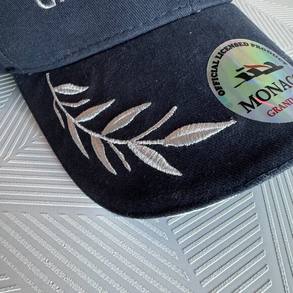 MONACO Grand Prix Hat Strapback Baseball Blue Cap Retro Dad Trucker - Picture 9 of 10